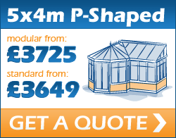 P Shaped DIY Conservatory Costings